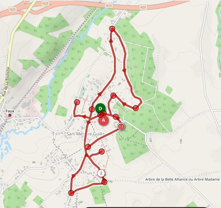 St Nic – Carte du tour